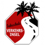Fahrschule Verkehrsinsel