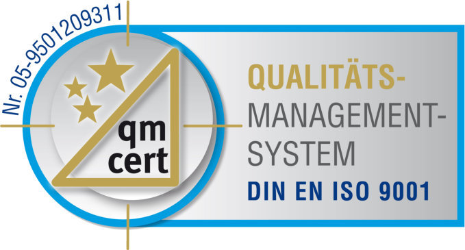 Geprüft nach DIN EN ISO 9001